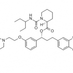 (S)-((R)-3-(3,4-dimethoxyphenyl)-1-(3-(2-morpholinoethoxy)phenyl)propyl) 1-(pentan-3-ylcarbamoyl)piperidine-2-carboxylate