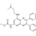 ethyl 8-(2-(dimethylamino)ethylamino)-2,3-diphenylpyrido[2,3-b]pyrazin-6-ylcarbamate