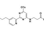 Ethyl 3-(2-(4-(2-(1,3-dioxolan-2-yl)ethyl)pyridin-2-yl)-6-(tosyloxy)pyrimidin-4-ylamino)propanoate