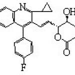 4-(4-fluorophenyl)quinolin-3-yl]vinyl]tetrahydro-4-hydroxypyran-2-one 