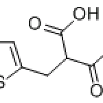 3-Methoxy-3-oxo-2-(thiophen-2-ylmethyl)propanoic acid