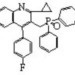 2-Cyclopropyl-3-[(diphenylphosphinyl)methyl]-4-(4-fluorophenyl)quinoline