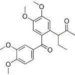 3-(2-(3,4-dimethoxybenzoyl)-4,5-dimethoxyphenyl)pentan-2-one