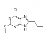 6-chloro-2-(methylthio)-8-propyl-9H-purine