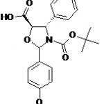 (4S,5R)-3-tert-butoxycarbony-2-(4-anisyl)-4-phenyl-5-oxazolidinecarboxylic acid