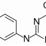 4-[(5-bromo-4,6-dichloro-2-pyrimidinyl) amino] benzonitrile