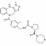 (S)-2-(4-methyl-1,4-diazepane-1-carbonothioyl)-N-(2-methyl-4-(1-methyl-1,4,5,10-tetrahydrobenzo[b]pyrazolo[3,4-e][1,4]diazepine-5-carbonyl)benzyl)pyrrolidine-1-carboxamide