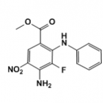 4-amino-3-fluoro-5-nitro-2-(phenylamino)benzoate