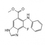 Methyl 4-fluoro-5-(phenylamino)-1H-benzo[d]imidazole-6-carboxylate