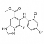 Methyl 5-(4-bromo-2-chlorophenylamino)-4-fluoro-1H-benzo[d]imidazole-6-carboxylate