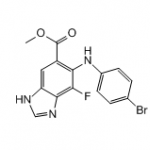 Methyl 5-(4-bromophenylamino)-4-fluoro-1H-benzo[d]imidazole-6-carboxylate