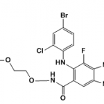 5-((4-Bromo-2-chlorophenyl)amino)-4-fluoro-1-methyl-N-(2-(vinyloxy)ethoxy)-1H-benzo[d]imidazole-6-carboxamide