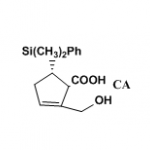 (5S)-5-(dimethyl(phenyl)silyl)-2-(hydroxymethyl)cyclopent-2-enecarboxylic acid