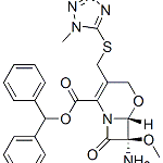 (6β)-3-(1-Methyl-1H-tetrazole-5-ylthiomethyl)-7α-amino-7-methoxy-8-oxo-5-oxa-1-azabicyclo[4.2.0]octa-2-ene-2-carboxylic acid benzhydryl ester 