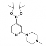 1-Methyl-4-[4-(4,4,5,5-tetramethyl-1,3,2-dioxaborolan-2-yl)pyridin-2-yl]piperazine