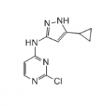 2-chloro-N-(5-cyclopropyl-1H-pyrazol-3-yl)pyrimidin-4-amine