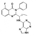 (S)-2-(1-((9H-Purin-6-yl)amino)propyl)-5-fluoro-3-phenylquinazolin-4(3H)-one