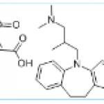 Trimipramine maleate salt