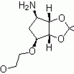 2-{[(3aR,4S,6R,6aS)-6-amino-2,2-dimethyltetrahydro-3aH-cyclopenta[d][1,3]-dioxol-4-yl] oxy}-1-ethol