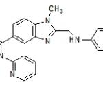 N-[[2-[[[4-(Aminoiminomethyl)phenyl]amino]methyl]-1-methyl-1H-benzimidazol-5-yl]carbonyl]-N-2-pyridinyl-beta-alanine ethyl ester