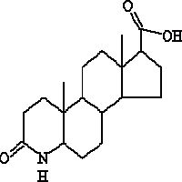 3-Oxo-4-aza-5α-androstane-17β-carboxylic acid