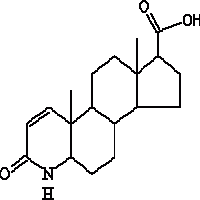 3-keto-4-aza-androstan-17β-5α-acid-1-ene