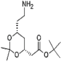 (4R-cis)-1,1-dimethylethyl-6-aminoethyl-2,2-dimethyl-1,3-dioxane-4-acetate