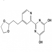 2-(4-(2-(1,3-dioxolan-2-yl)ethyl)pyridin-2-yl)pyrimidine-4,6-diol