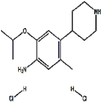 5-Methyl-2-(1-methylethoxy)-4-(4-piperidinyl)benzenamine hydrochloride