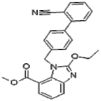 Methyl -2-ethoxy-1-[[(2´-cyanobiphenyl-4-yl) methyl] benzimidazole-7-carboxylate