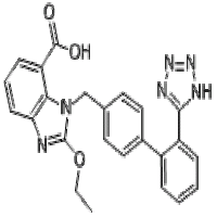 2-ethoxy-1-[[(2-(1Htetrazol-5-yl)biphenyl-4-yl-) methyl]benzimidazole-7-carboxylic acid