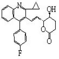 4-(4-fluorophenyl)quinolin-3-yl]vinyl]tetrahydro-4-hydroxypyran-2-one 