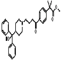 Methyl 2-(4-(4-(4-(hydroxydiphenylmethyl)piperidin-1-yl)butanoyl)phenyl)-2-methylpropanoate 