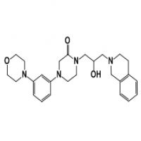 1-(3-(3,4-dihydroisoquinolin-2(1H)-yl)-2-hydroxypropyl)-4-(3-morpholinophenyl)piperazin-2-one