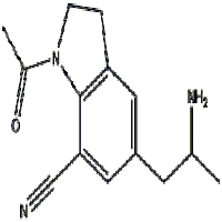 1-Acetyl-5-(2-aminopropyl)indoline-7-carbonitrile