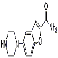 1-(2-aminocarbonylbenzofuran-5-yl)piperazine