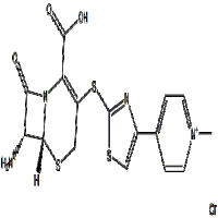 4-[2-[[(6R,7R)-7-amino-2-carboxy-8-oxo-5-thia -1-azabicyclo[4.2.0]oct- 2-en-3-yl]thio]-4-thiazolyl] -1-methyl-pyridinium