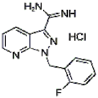 1-(2-Fluorobenzyl)-1H-pyrazolo[3,4-b]pyridine-3-carboximidamide hydrochloride 