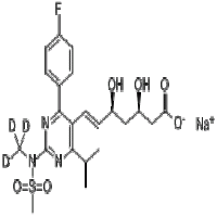 Tert-butyl-(+) 7-[4-(4-fluorophenyl)-6-isopropyl-2-(N-methylsulfonylamino) pyrimidine-5-yl]-(3R, 5S)-dioxane-(E)-6-heptenate 