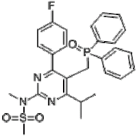 Diphenyl [4-(4-fluorophenyl)-6-isopropyl-2- [(N-methyl-N-methylsulfonyl) amino] pyrimidine-5- yl-methyl] phosphine oxide