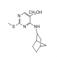 (4-((1R,4S)-bicyclo[2.2.1]heptan-2-ylamino)-2-(methylthio)pyrimidin-5-yl)methanol