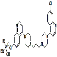 4,4'-(1,3-Propanediyldi-4,1-piperazinediyl)bis(7-chloroquinoline) phosphate