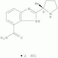 1H-Benzimidazole-7-carboxamide, 2-[(2S)-2-methyl-2-pyrrolidinyl]-, hydrochloride (1:2)