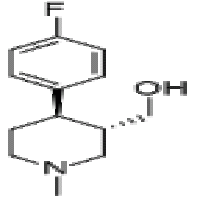 (-)-Trans-1-methyl-3-hydroxymethyl-4-(4-fluorophenyl)piperdine