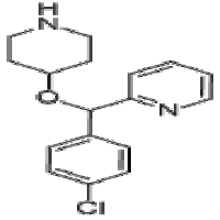 2-[(4-Chlorophenyl)(4-piperidinyloxy)methy] pyridine