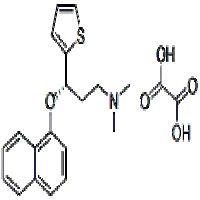 S-N,N-Dimethyl-3-(1-naphthoxy)-3-(2-thienyl)-1-propylamine oxalate