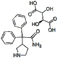 3-(S)-(+)-(1-Carbamoyl-1,1-diphenylmethyl)pyrroloidine-L-(+)-tartarate