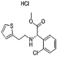 S-(+)-methyl-α-(2-thienylethamino)(2-chlorophenyl) acetate hydrochloride