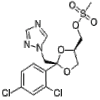 Cis-2-(2,4-Dichlorophenyl)-2-(1H-1,2,4-triazol-1-ylmethyl)-1,3-dioxolan-4-ylmethyl methanesulphonate