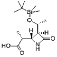 (2R)-2-((2S,3S)-3-[(R)-1-(tert-butyldimethylsilyloxy)ethyl)-4-oxoazetidin-2-yl)propanoic acid